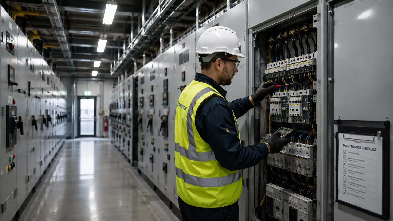 Penryn workshop three-phase distribution