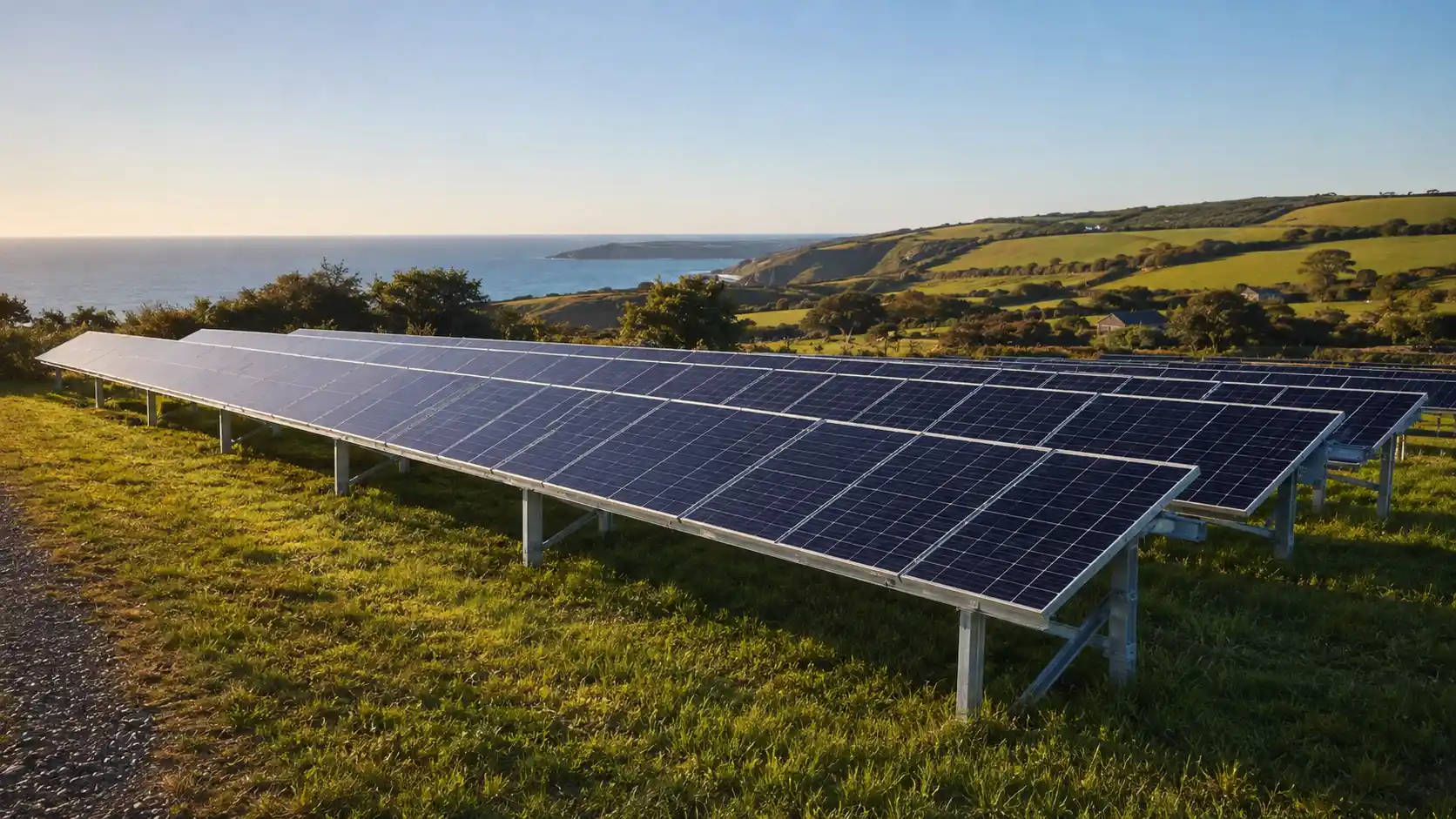 Carnon Downs ground-mounted solar field
