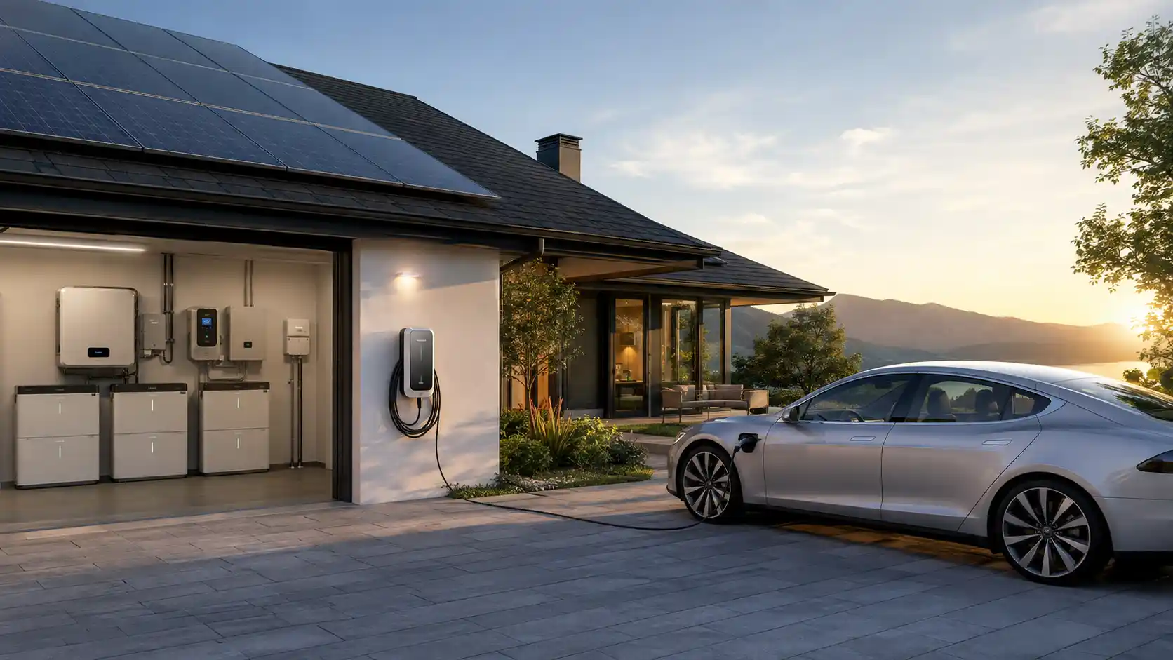 Rural Cornwall Solar, Battery & EV Integration