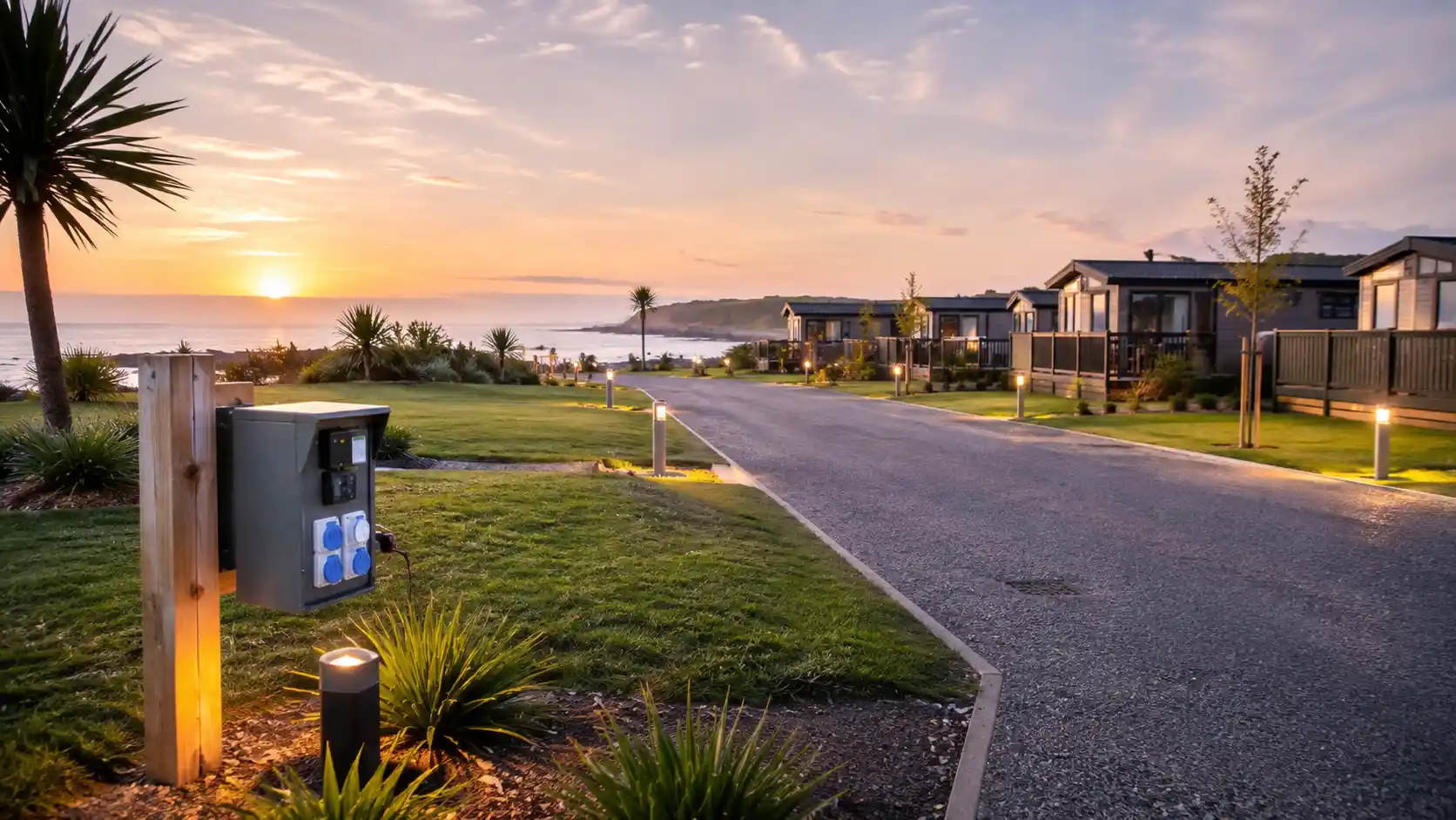 Newquay holiday park electrical infrastructure