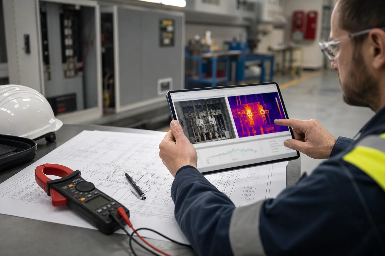 Electrical thermal imaging in Cornwall for planned maintenance