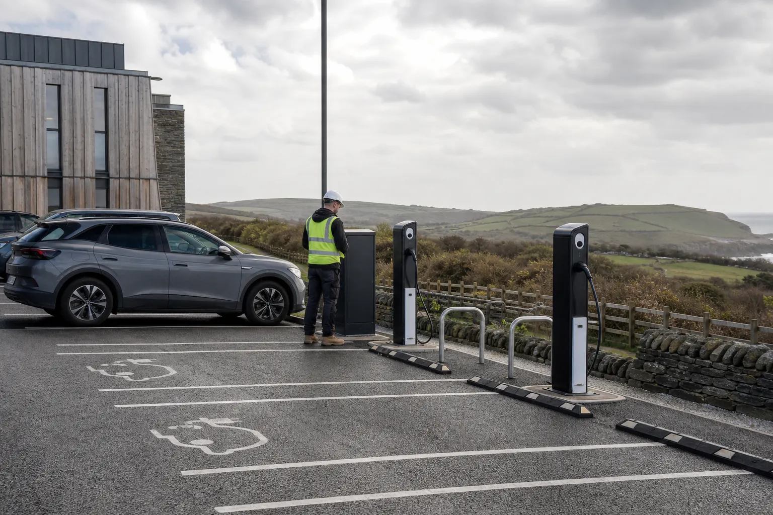 Commercial EV charging in Cornwall - plan the site, not just the charger