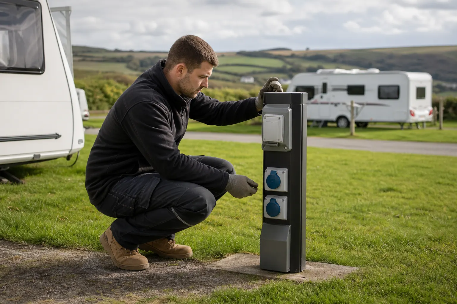 Holiday park electrical upgrades in Cornwall: planning capacity across the whole site