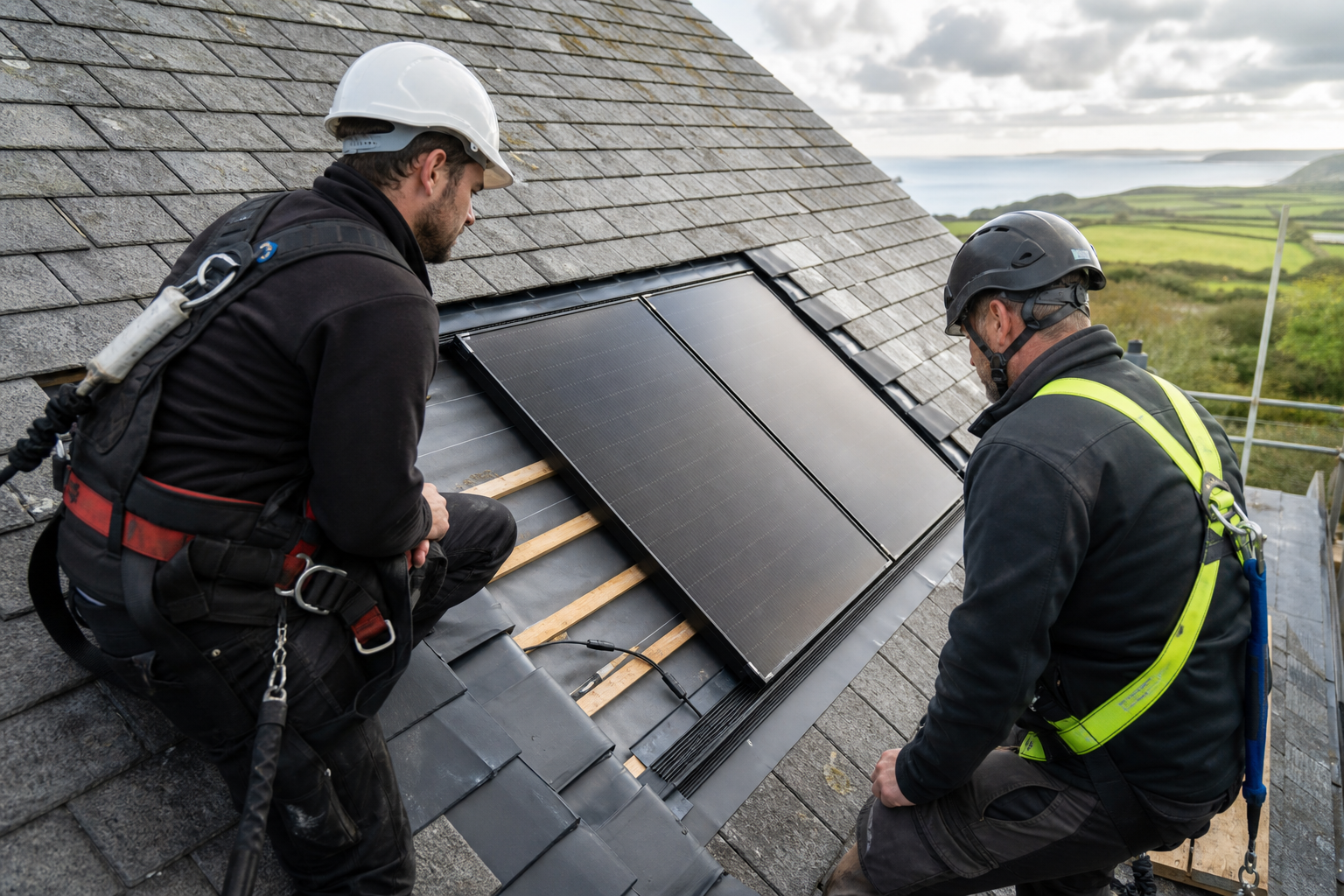 Can in-roof solar panels be fitted to an existing roof?
