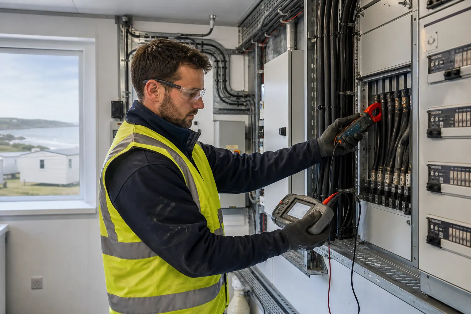 Holiday park electrical upgrades in Cornwall: planning capacity across the whole site