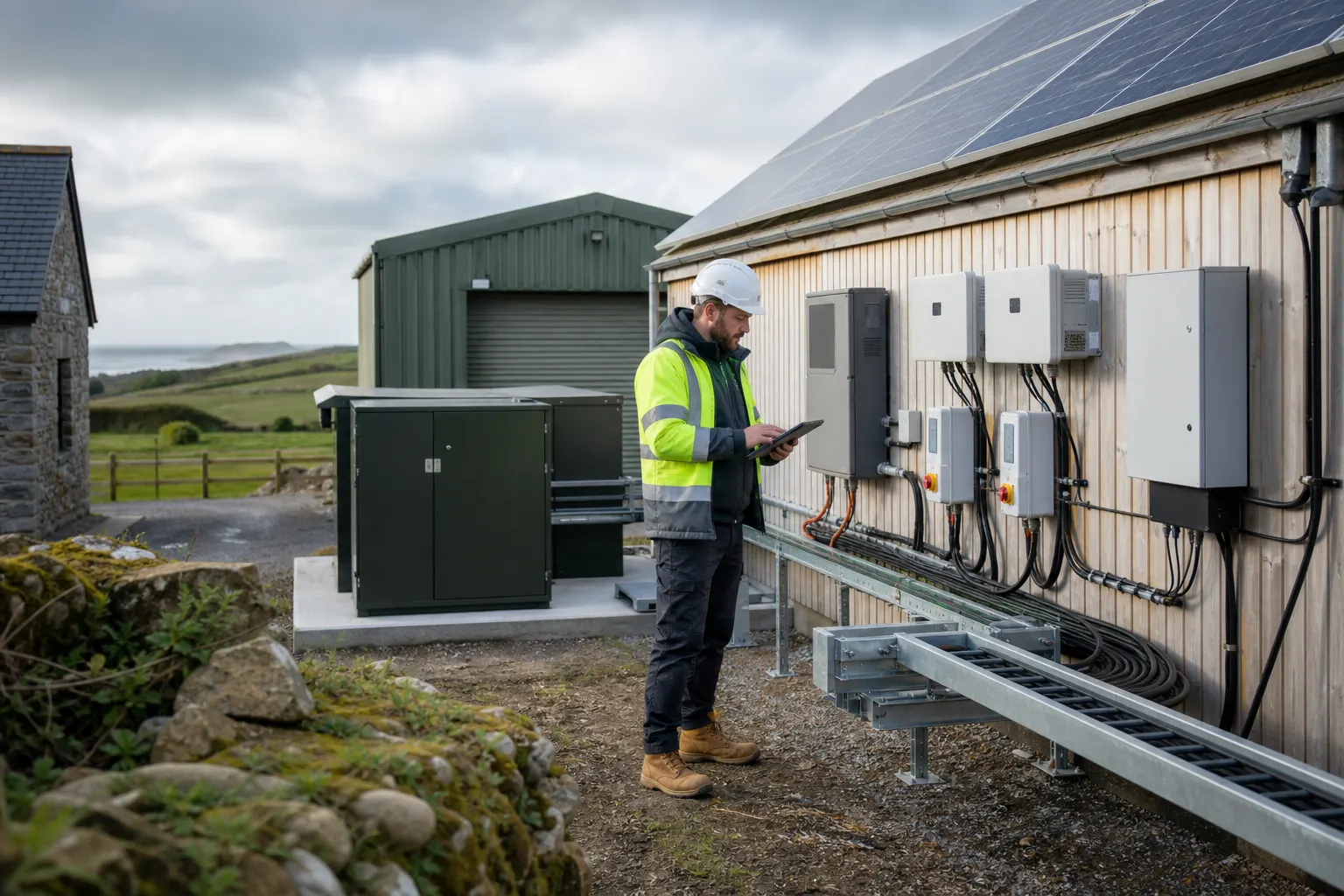 Maenporth Electrical and joined-up planning for larger sites