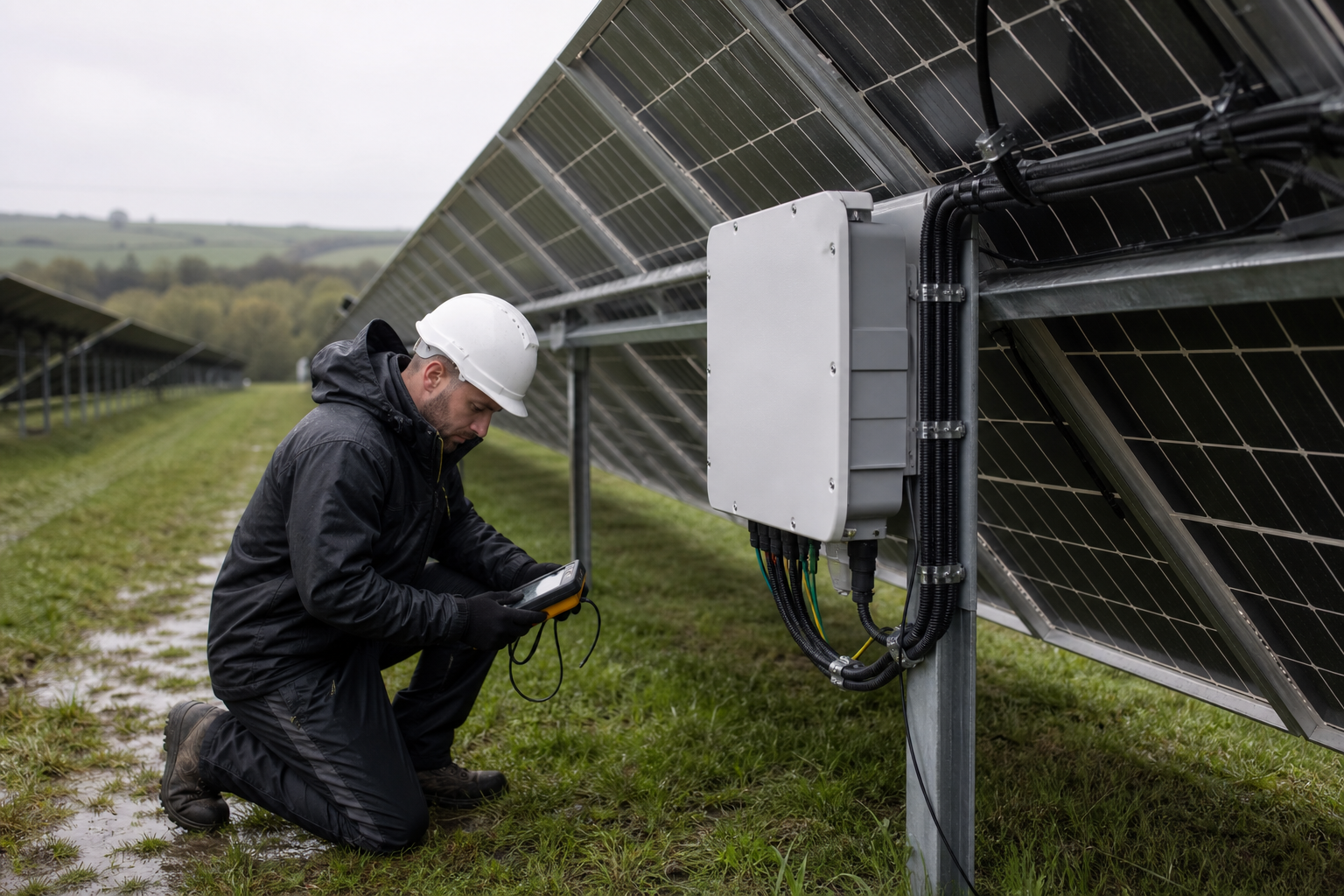 Is ground-mounted solar better for maintenance?