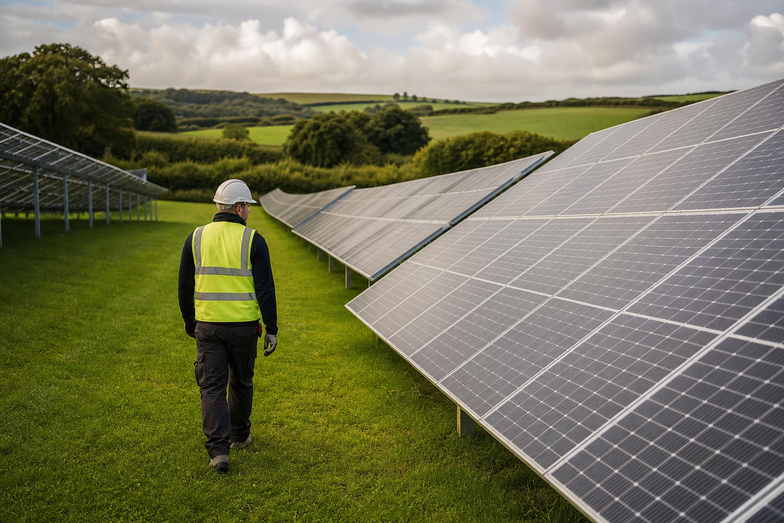 Ground mount solar maintenance - where it is easier, and where it is not