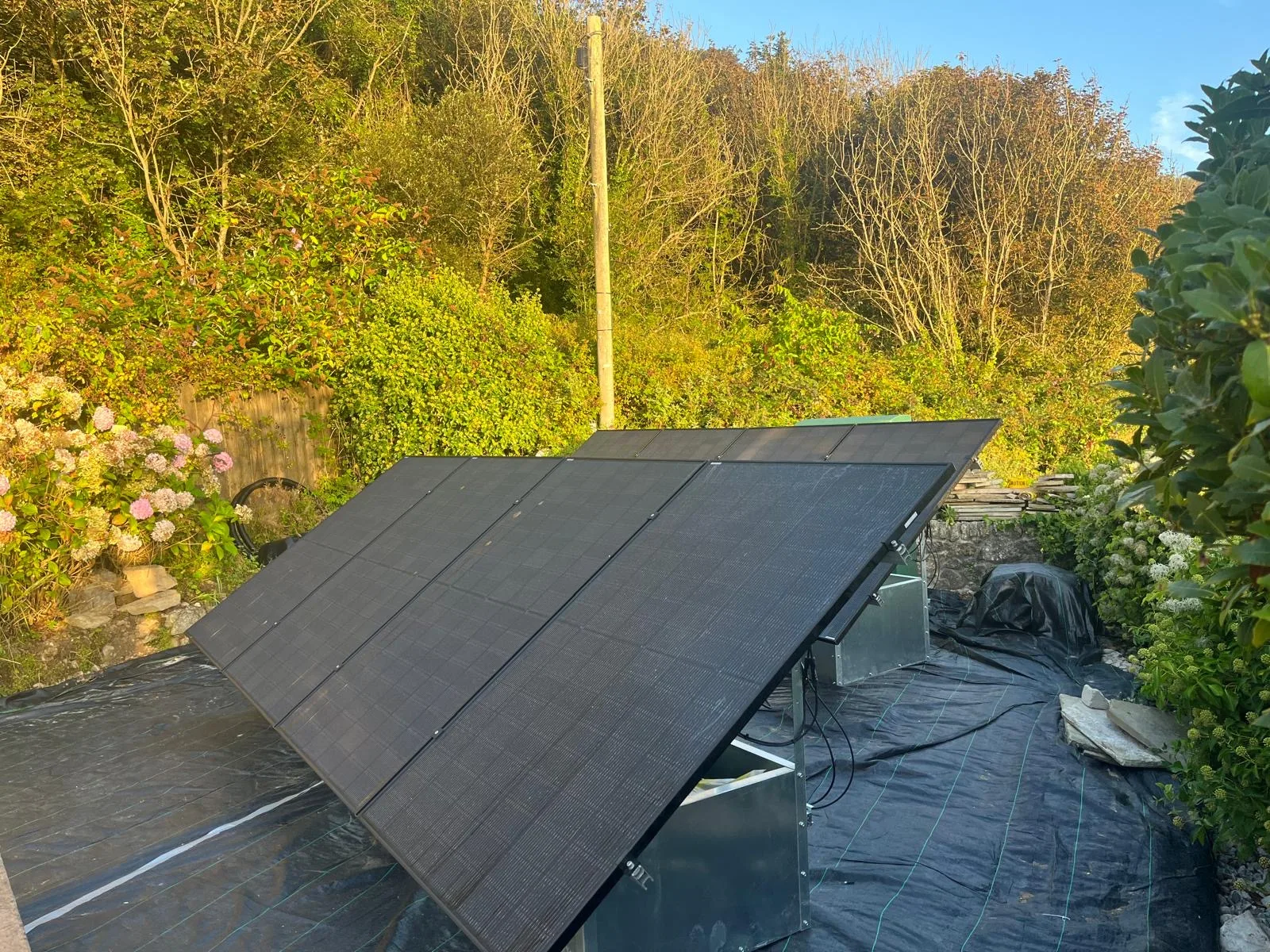 3.44 kW GSE Ground-Mounted SolarEdge System