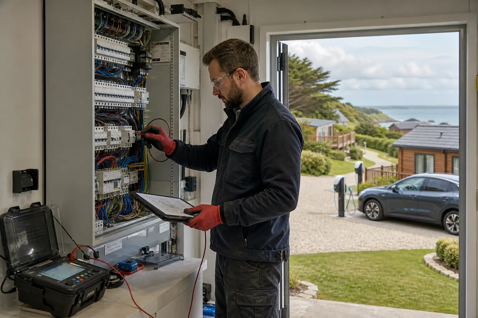 Can Falmouth Holiday Parks Use the Workplace Charging Scheme for Guest EV Chargers?