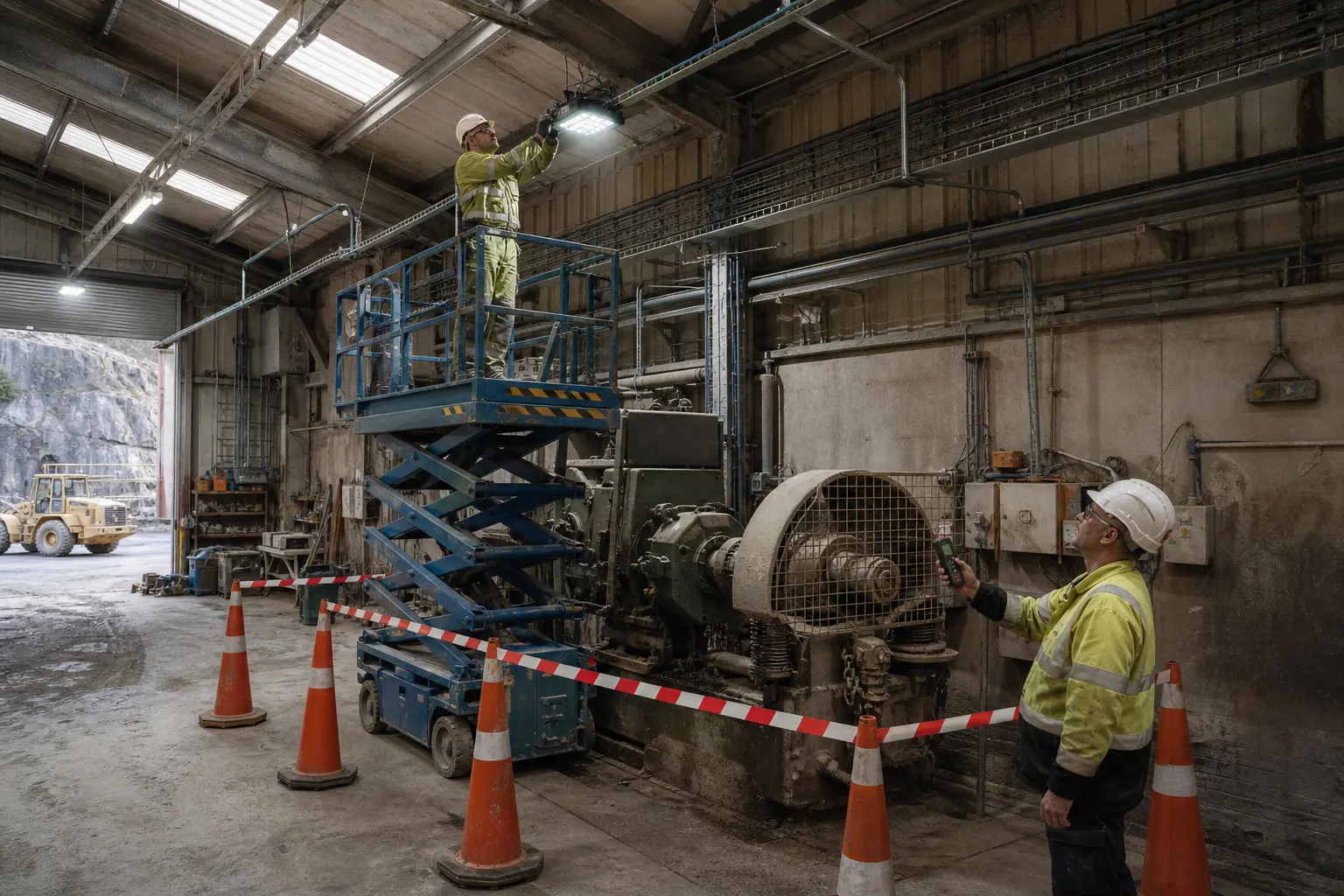 Could Your Workshop Lighting Make Machinery Look Still?