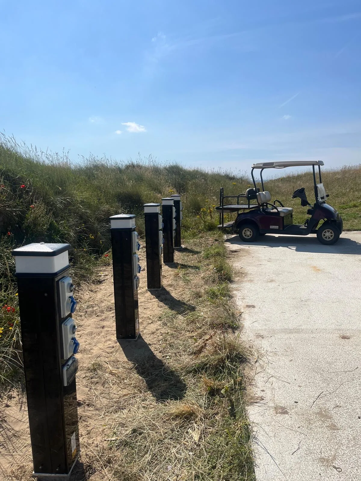 Golf Buggy Charging Supplies and Rolec Bollards in Cornwall
