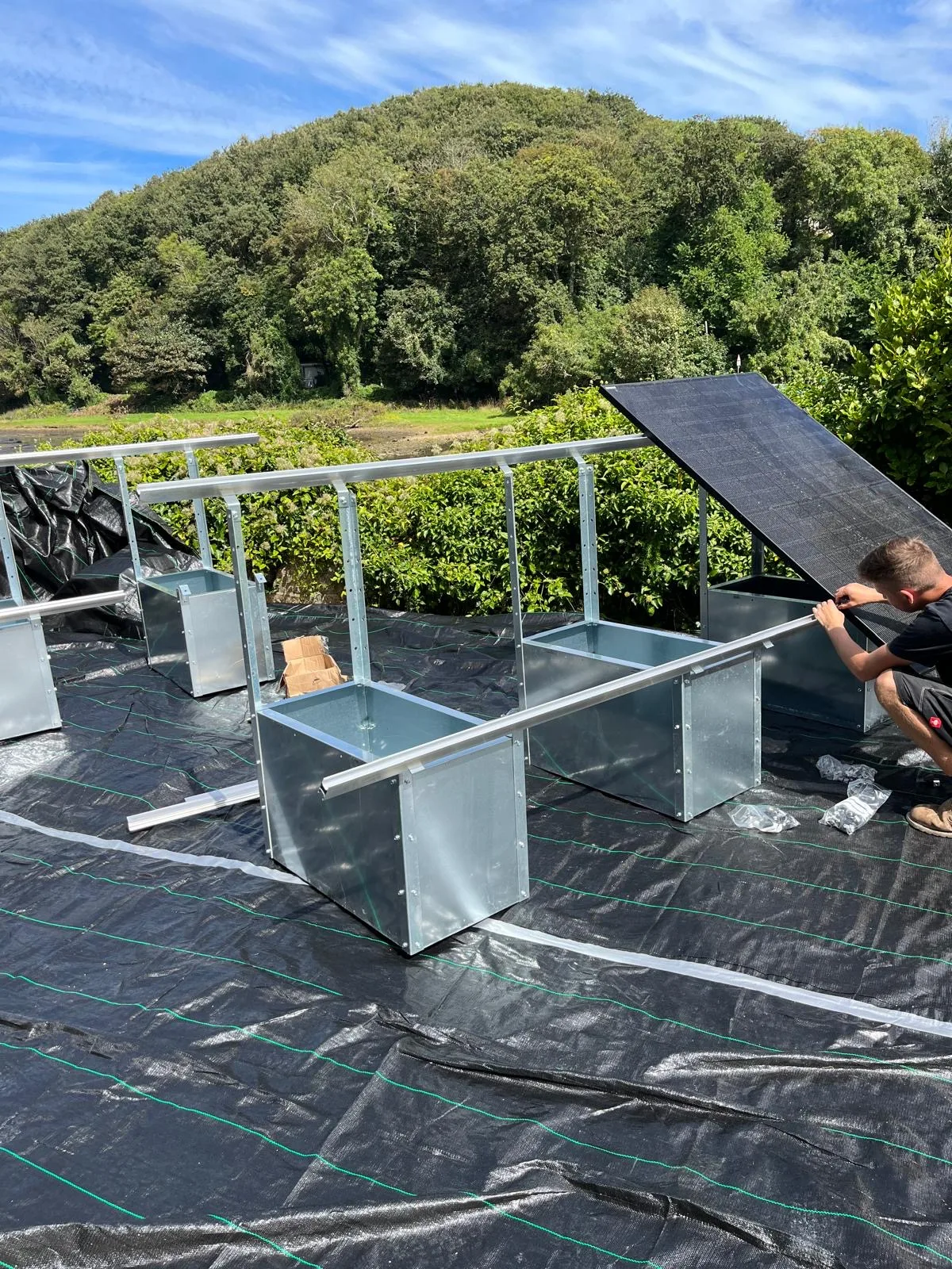 GSE Grount mount Rear Garden SolarEdge