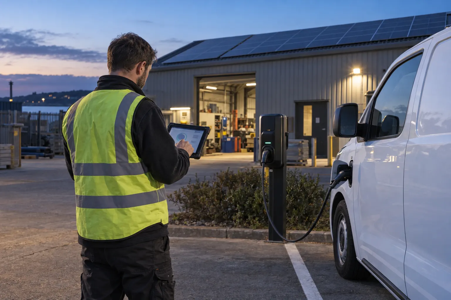 Can a Falmouth Business Use Solar PV to Charge Its EVs?