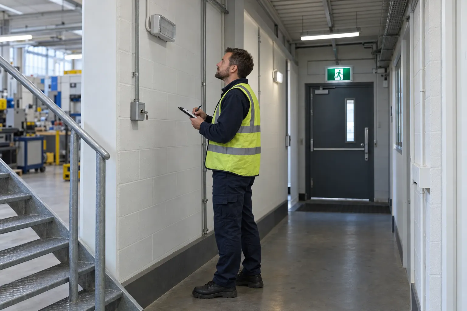 After a Failed Emergency Lighting Test on a Working Site