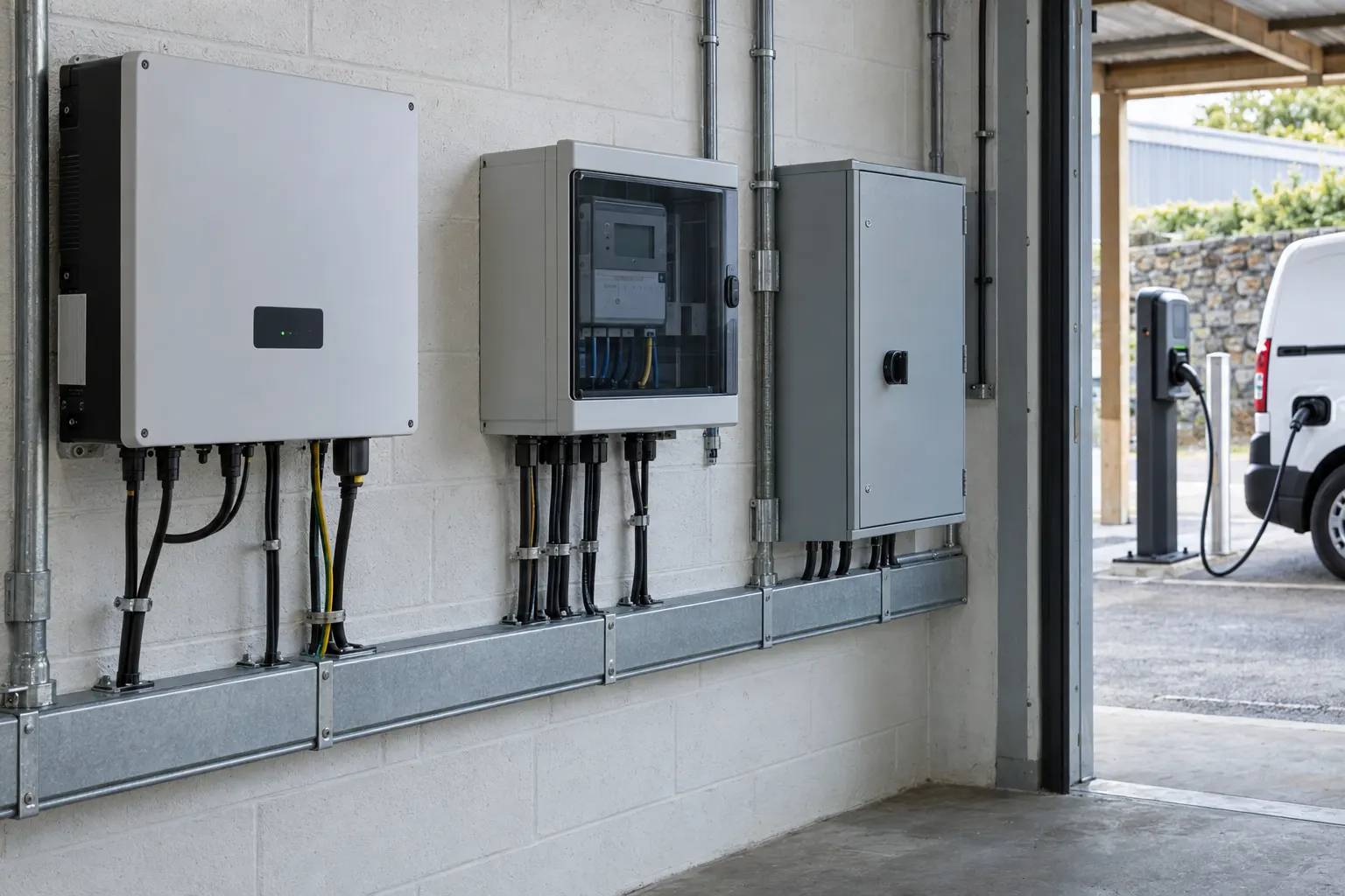 Can a Falmouth Business Use Solar PV to Charge Its EVs?
