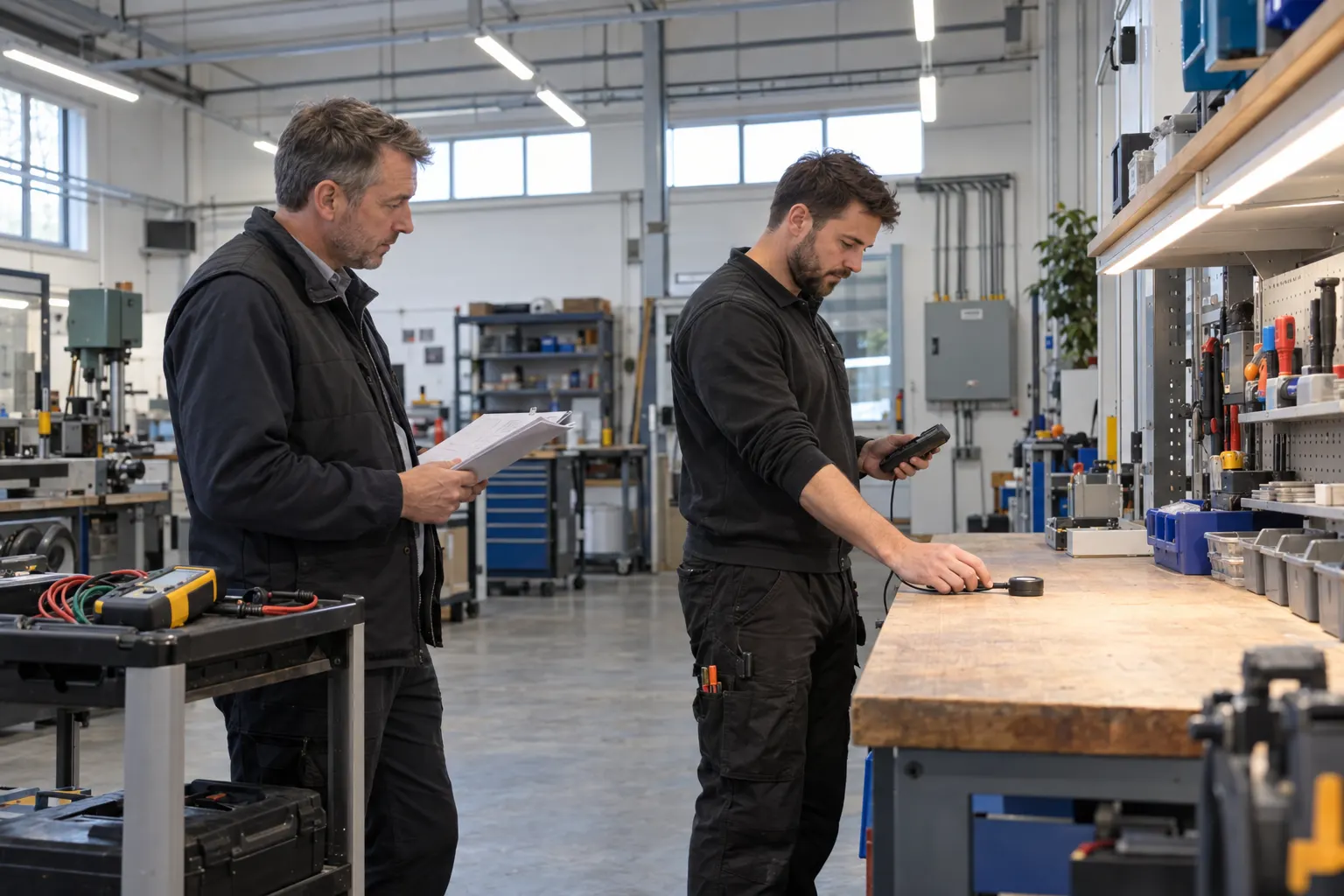 Does an EICR check lighting levels in Falmouth workplaces?
