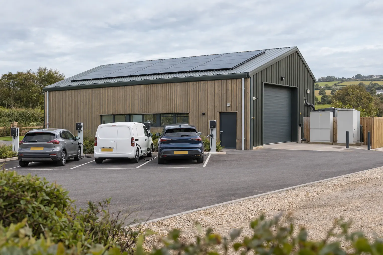Can a Falmouth Business Use Solar PV to Charge Its EVs?