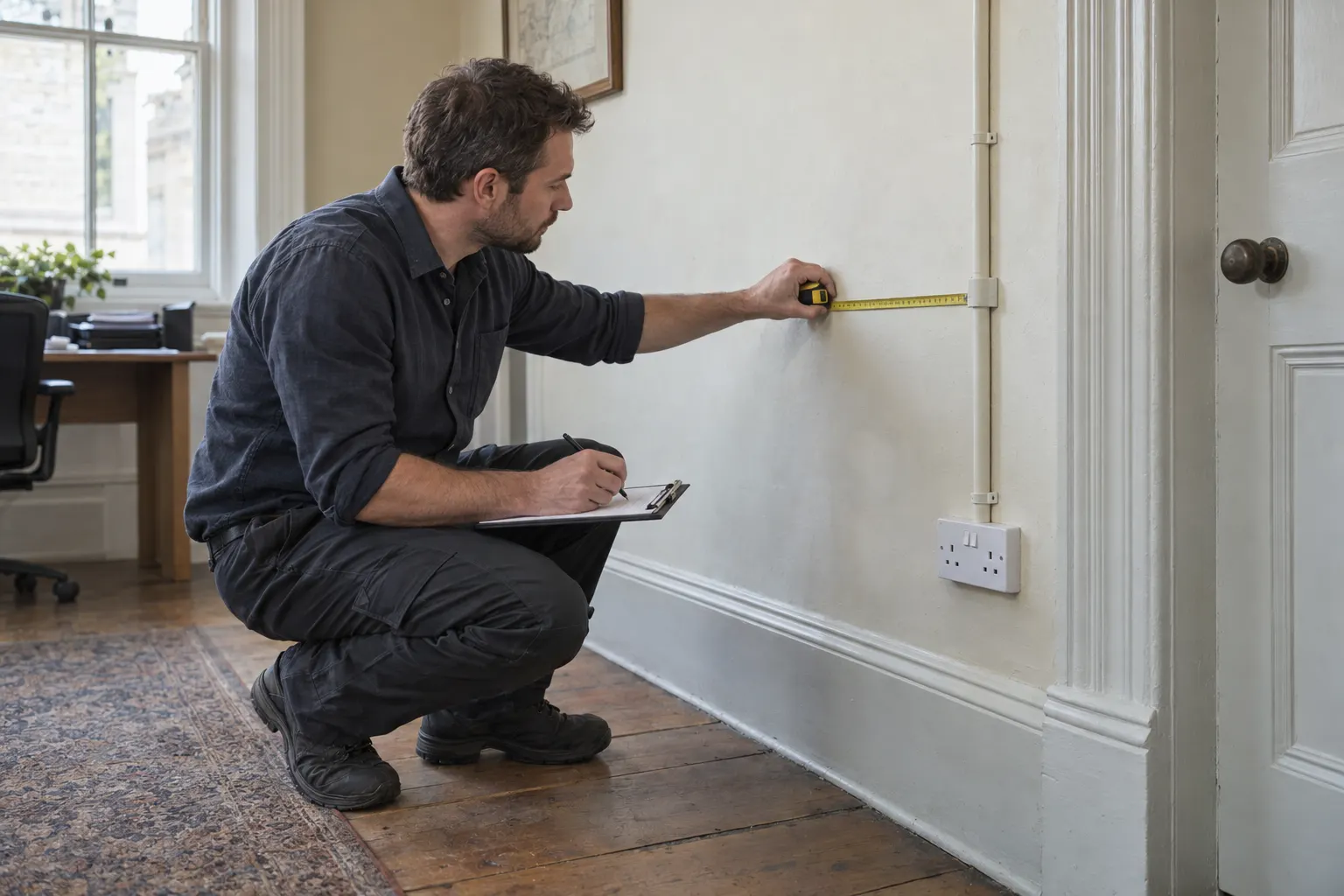 Does electrical work in a listed Falmouth building need consent?