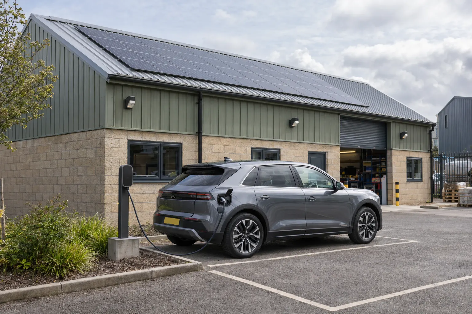 Can a Falmouth Business Use Solar PV to Charge Its EVs?
