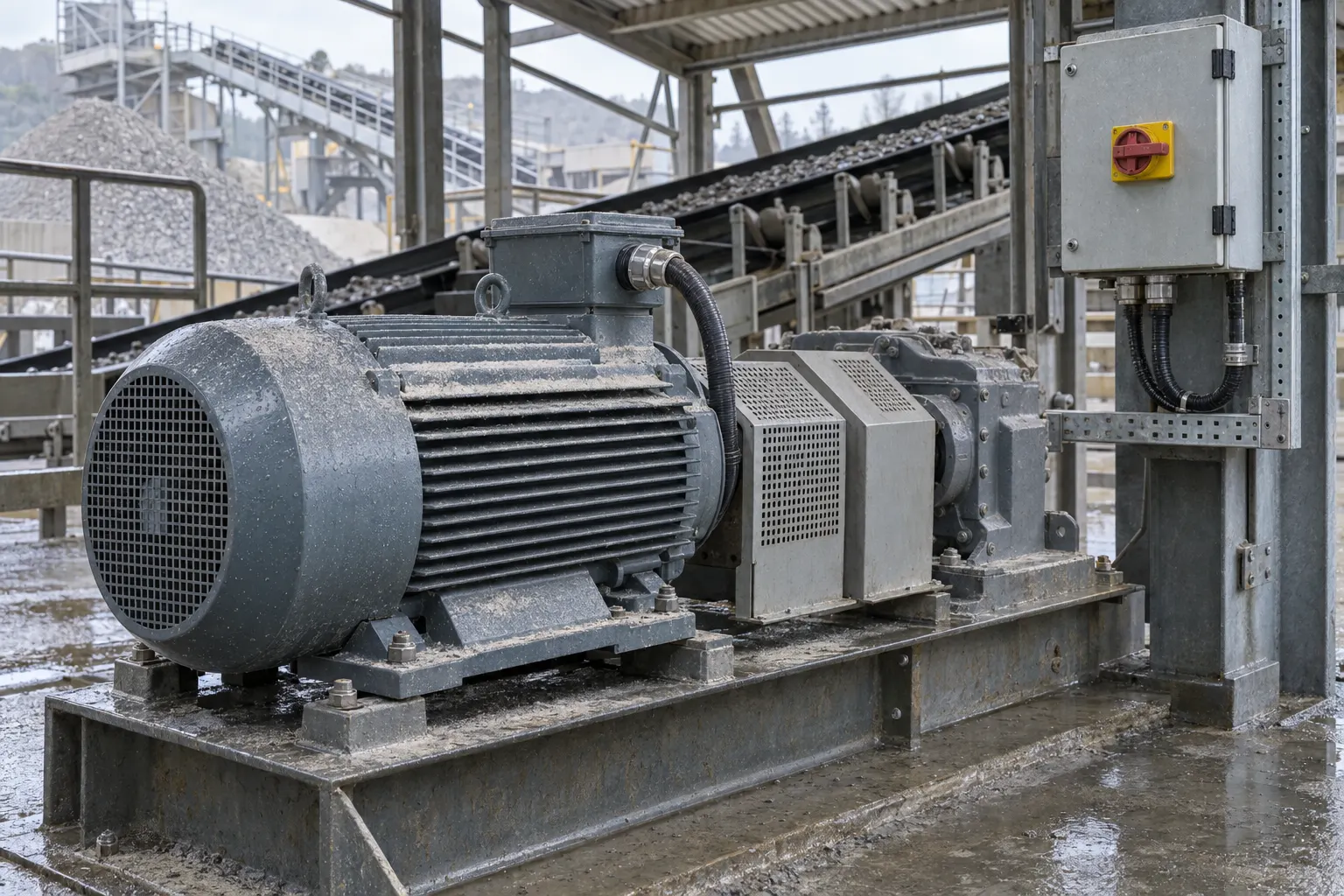 How often should a Cornwall quarry inspect its electrical equipment?