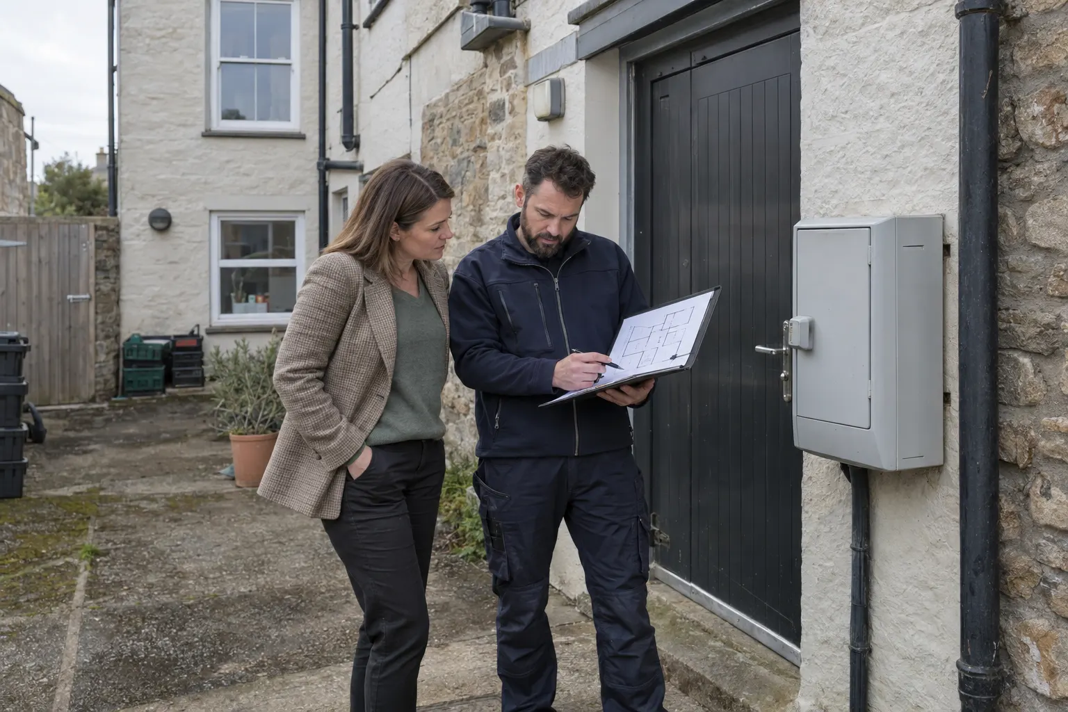 Does a Falmouth business need Building Control approval for electrical work?